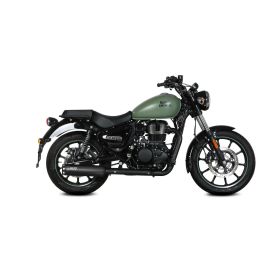 MIVV Hr-1 Black Slip-on Exhaust approved for ROYAL ENFIELD Meteor 350