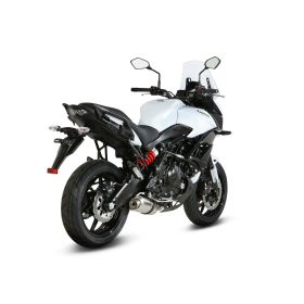 MIVV Oval Komplettauspuff aus Edelstahl für KAWASAKI Versys 650
