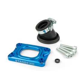 Collettore aspirazione STAGE6 360° blu per DELL ORTO/CP