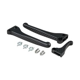CIF Left/Right Brake/Clutch Lever Kit Carbon Look Plastic