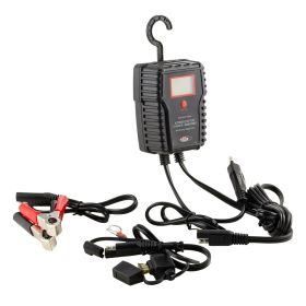 SIP Charger 6V/12V 750mA with LCD display also for gel batteries