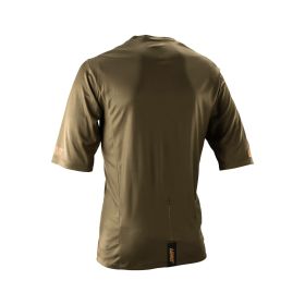 LEATT Gravity 4.0 Maillot Technique VTT Marron Respirant IceYarn UPF50