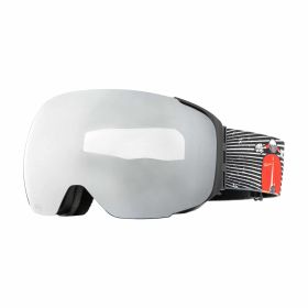 SIP von APHEX unisex schwarze Pilotenbrille mit klaren und silbernen Gläsern