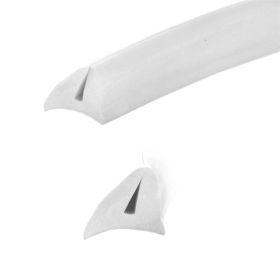 Stirsce listello pedana Repro Teile in gomma 1200/1800x18mm bianco