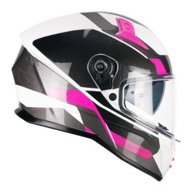 Casco Integrale CGM 333G ONYX Sport Grigio Rosa Fluo Lucido