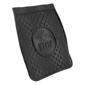 Paraspruzzi LML nero con motivo Stop per LML Star 200 4T