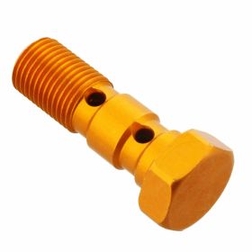 JMT double banjo bolt M10x1 en aluminium orange