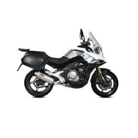 MIVV Oval Slip-On Auspuff aus Edelstahl für CF MOTO 650mt