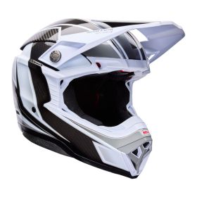 Casque motocross BELL Moto-10 Spherical Grid blanc noir