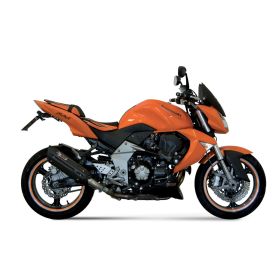 Doppia marmitta Slip-on nera MIVV Suono omologata per KAWASAKI z 1000 2007-2009