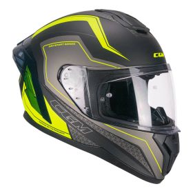 Casco Integrale CGM 330G RIOT Sport Nero Giallo Fluo Opaco