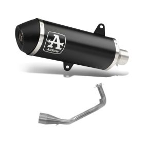 ARROW Urban Slip-On Racing Auspuff Dunkel Aluminium und Piaggio Medley 150 S ABS Sammler