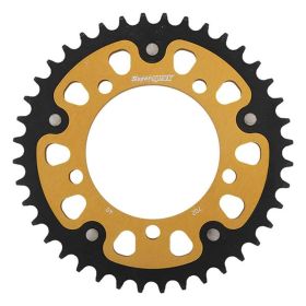 CORONA SUPERSPROX STEALTH RST NERO ORO 702 PASSO 525 - Z 40 DENTI GOLD