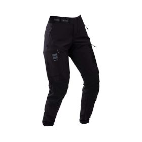 Pantalons techniques MTB pour femmes LEATT Gravity 4.0 Noir Stretch