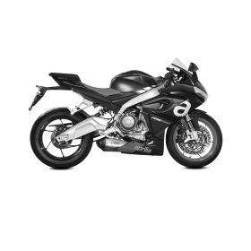 Vollständige MIVV Delta Race Auspuffanlage aus Edelstahl für APRILIA RS 660