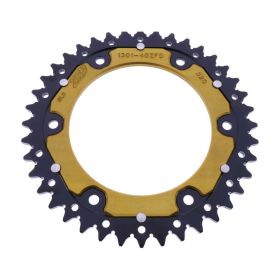 Corona ZF 40 denti passo 520 oro nera dual per Honda CRF 300