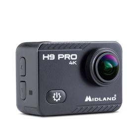 MIDLAND H9 PRO 4K Wi-Fi Action Cam mit Halterung und wasserdichtem Gehäuse