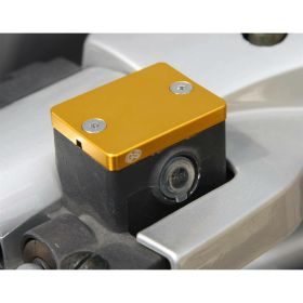 Coperchio pompa freno GRAND SPORT alluminio CNC oro anodizzato per Vespa PX/MY