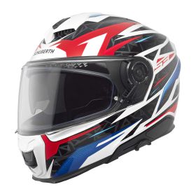 Casque intégral SCHUBERTH S3 Thunder bleu rouge