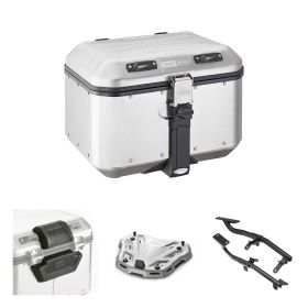 Kit bauletto GIVI TREKKER DOLOMITI alluminio 46L per ZONTES 703F ADVENTURE