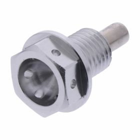 Tappo scarico olio racing JMP magnetico M12X1,50 15mm argento