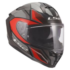 Casco integrale LS2 FF817 CHALLENGER II VIPER grigio rosso