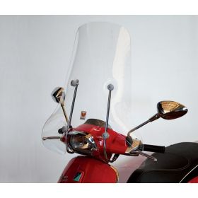 ISOTTA leicht rauchige austauschbare Windschutzscheibe 520x695mm für VESPA Sprint