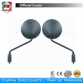Coppia specchietti manubrio omologati FAR 0842/0842 neri