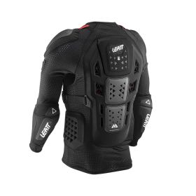 Maglia protettiva moto LEATT 3DF AirFit Hybrid nero maniche lunghe