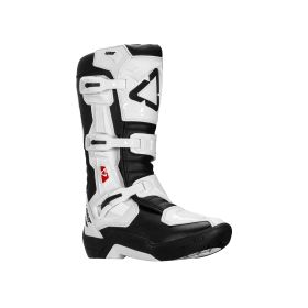Stivali bambino LEATT Moto 3.5 bianco nero chiusura SideLock