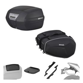 SHAD Complete kit SH44 black and E48 black for KTM 390 Adventure