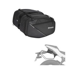 SHAD SL58 Seitentaschen-Kit schwarz SE für BRIXTON Crossfire 500