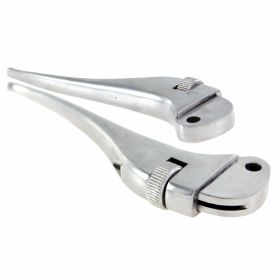 Kit de leviers d'embrayage/frein en aluminium poli SIP 2 pièces réglable