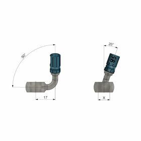 STAHLFLEX TYP029 Ringkupplung Edelstahl 10mm 90+20