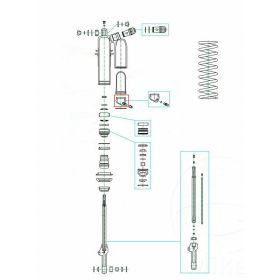 Tappo gas ammortizzatore KAYABA 40mm