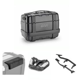 GIVI TREKKER 46L Black Top Case Kit for YAMAHA TRACER 7 GT