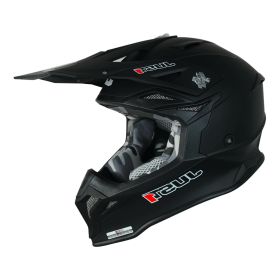 Casco Motocross JUST1 J39 SOLID nero