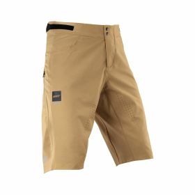 Pantaloncini MTB LEATT Trail 3.0 Liner marrone vestibilità slim elasticità 4 vie