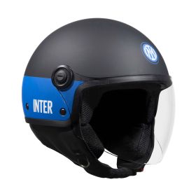 TUCANO URBANO EL'JETTIN Inter Nerazzurro Demi-jet helmet matte black