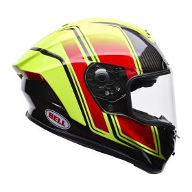 Casco integrale BELL Race Star DLX Flex Grid giallo rosso