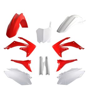 POLISPORT 11 Fairing Kit Red/White for Honda CRF
