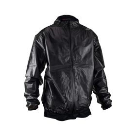 LEATT Moto RaceCover Regenjacke Schwarz leicht und wasserdicht