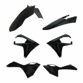 ACERBIS Verkleidungskit 6 Teile Schwarz für GAS GAS MC