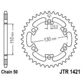 JT JTR1421.40 Motorcycle rear sprocket