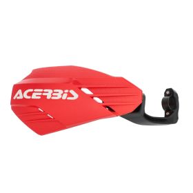 ACERBIS Garde-mains Ouverts Rouge/Blanc Linéaire