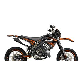 Kit de graphiques Stage6 Orange Deco pour Rieju Mrt 2009-2021