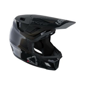 Casco integrale MTB LEATT Gravity 8.0 nero calotta composito Turbine 360°