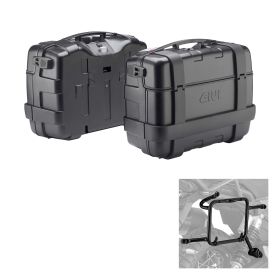 Kit valigie laterali GIVI TRK33 nero per HONDA XL 1000V Varadero