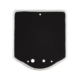 Portatarga PREMIUM QUALITAT 160x180mm nero/argento per Vespa ACMA