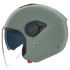 Casco jet urbano NOLAN N20-2 Visor Classico Nobile 337 verde grigio